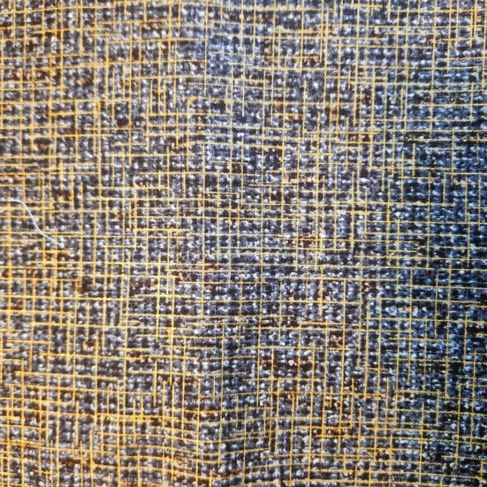 1 yd Robert Kaufman cotton fabric with metallic threads